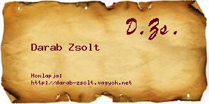 Darab Zsolt névjegykártya